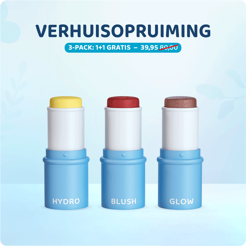 Hydro + Blush + Glow | Frisse verzorgende make-up set