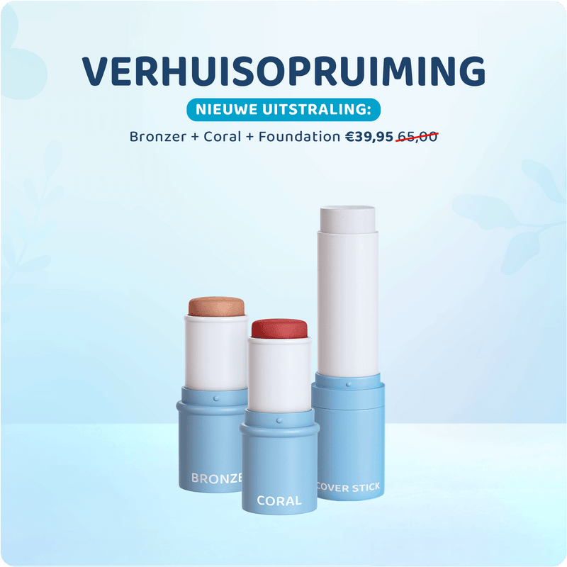 Bronzer + Coral + Foundation - Bundel nieuwe look