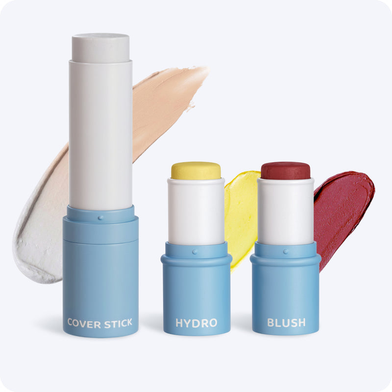 Cover + Hydro + Blush | Egaal fris en verzorgd set