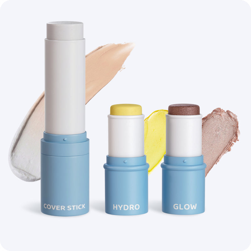 Cover + Hydro + Glow | Egaal & Stralende verzorgings set