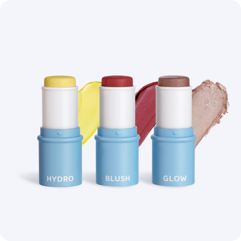 Hydro + Blush + Glow | Fris en verzorgings make-up set